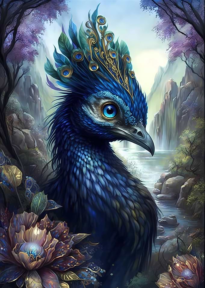 Fictitious Peacock