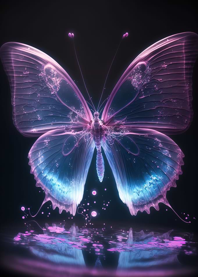 glow butterfly