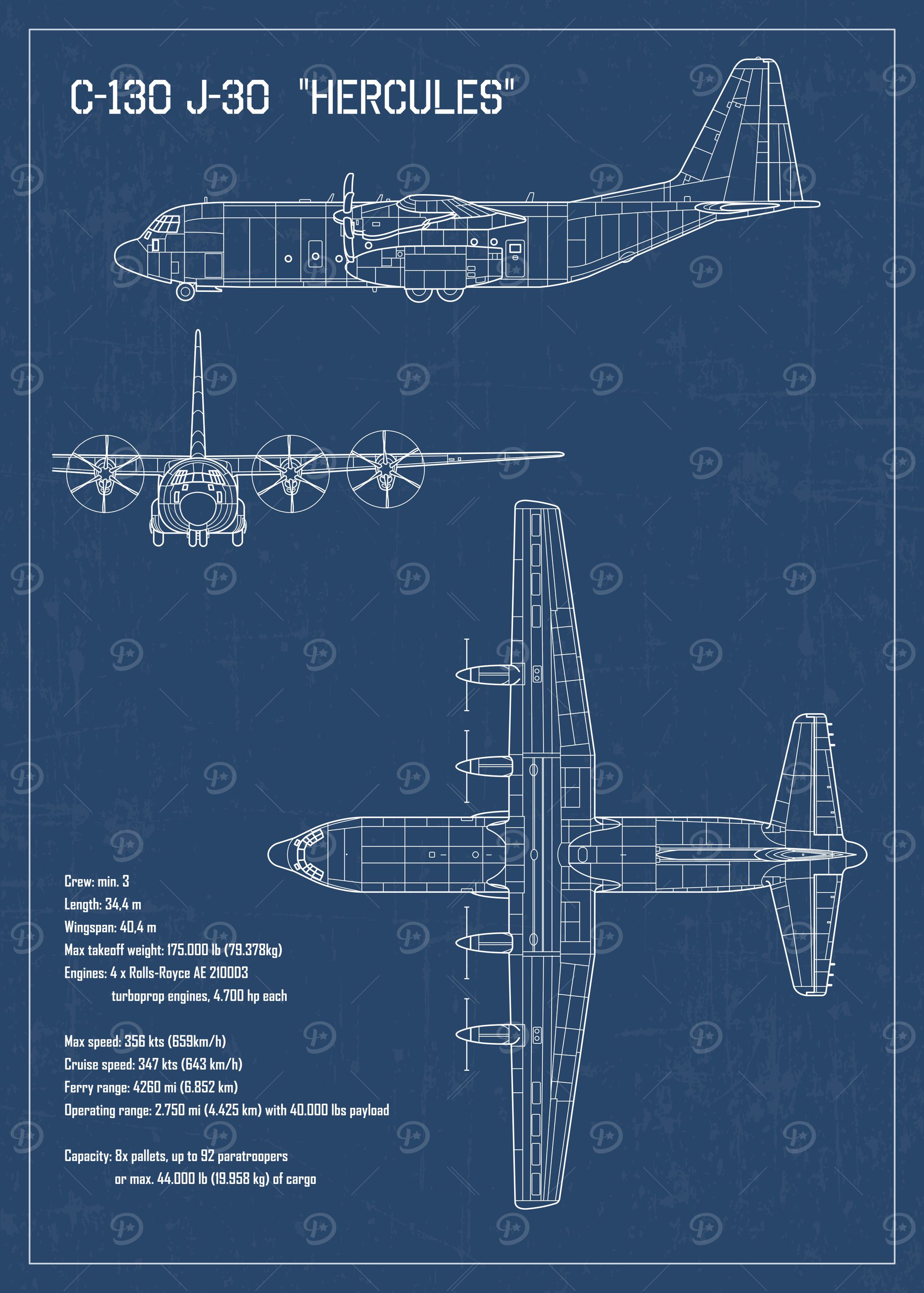 C 130 Hercules Airplane