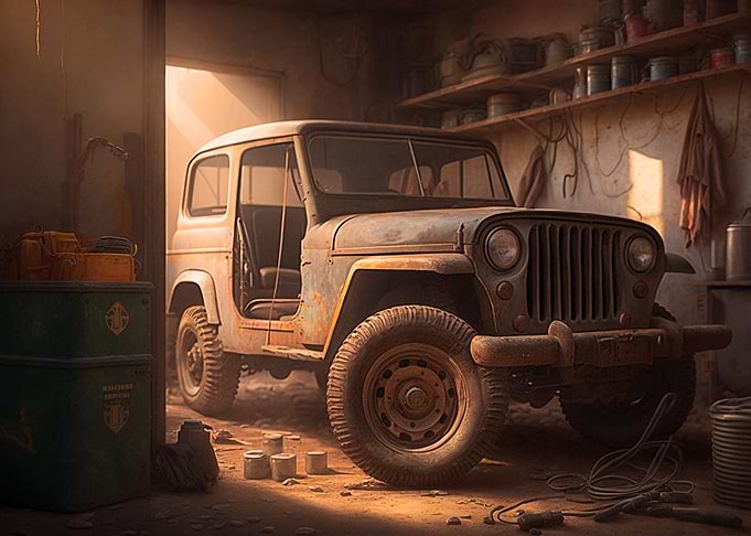 Abandoned Jeep Willis