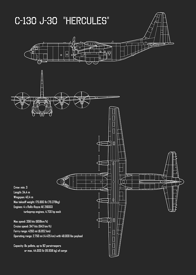 C 130 Hercules Airplane