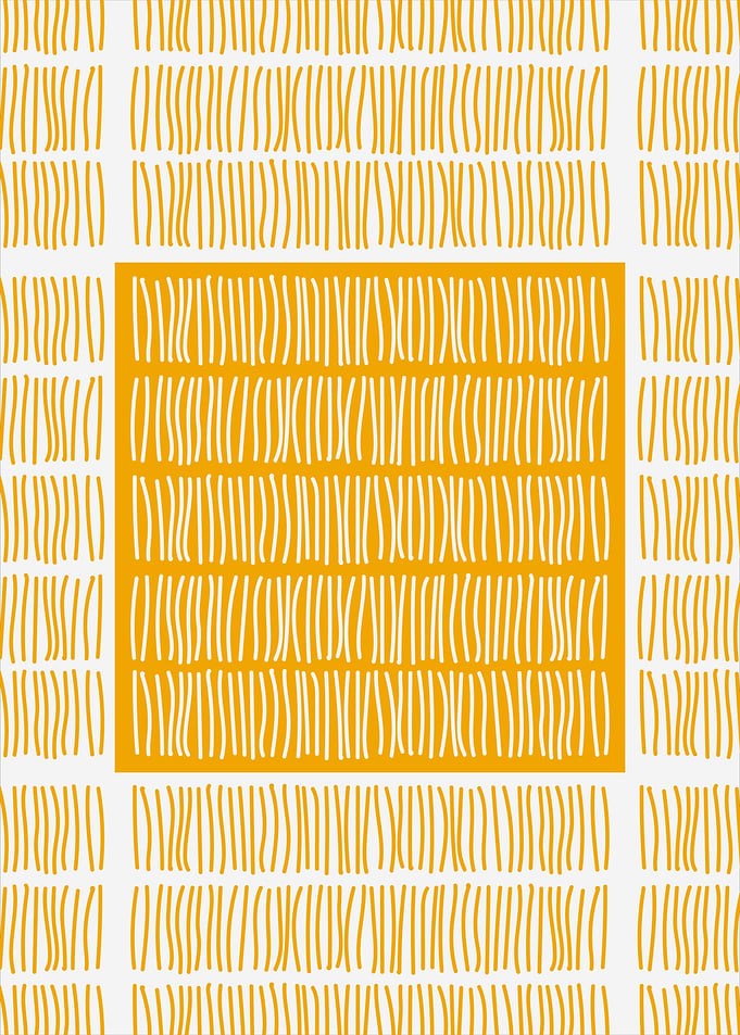 Yellow Line Art 2