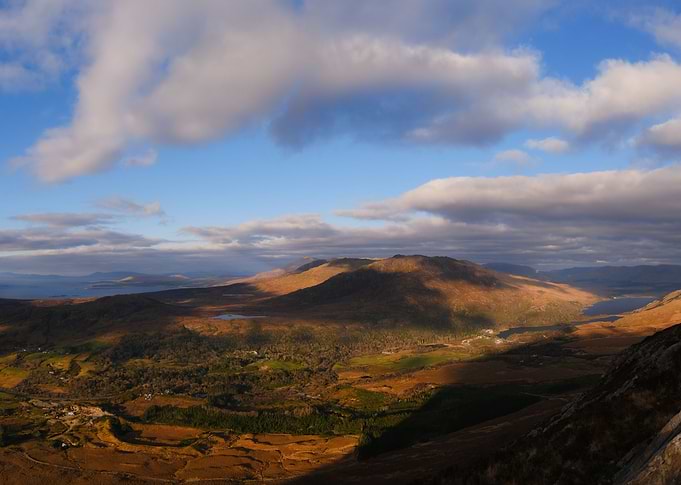 Connemara from above