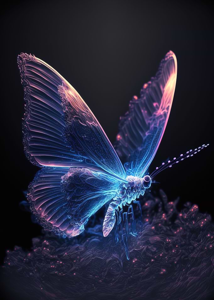glow butterfly