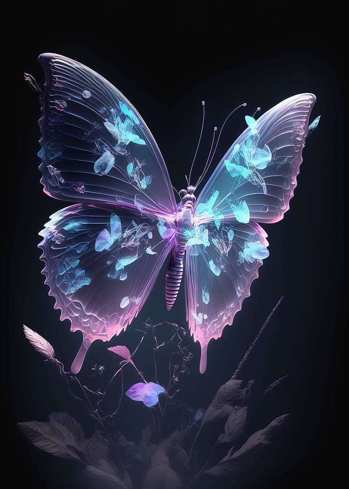 glow butterfly