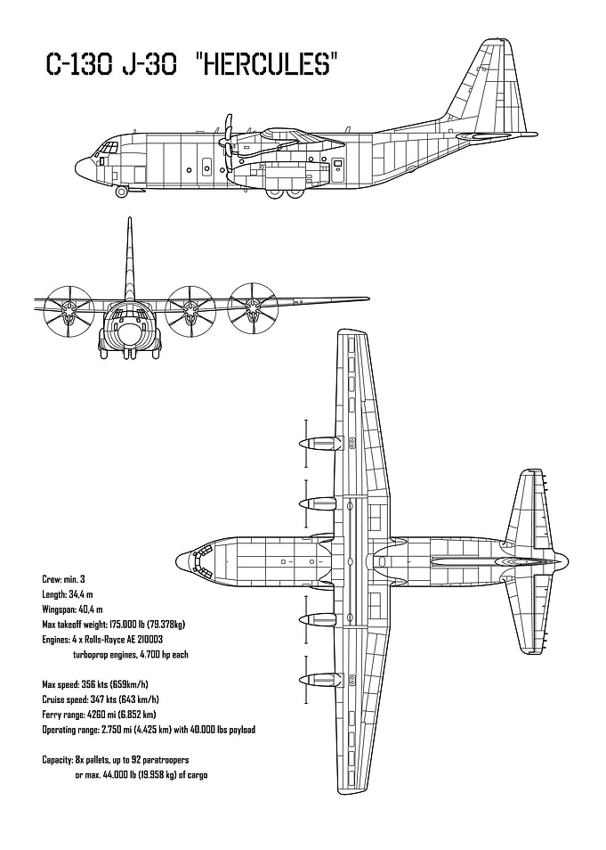 C 130 Hercules Airplane