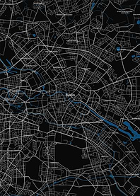 Street map of berlin