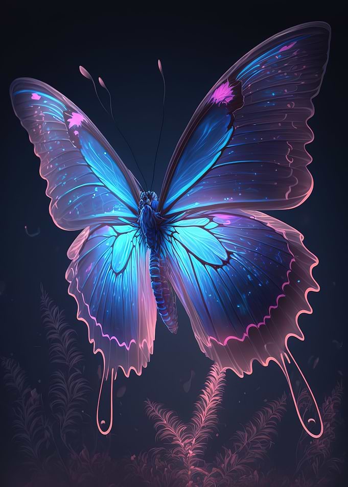 glow butterfly