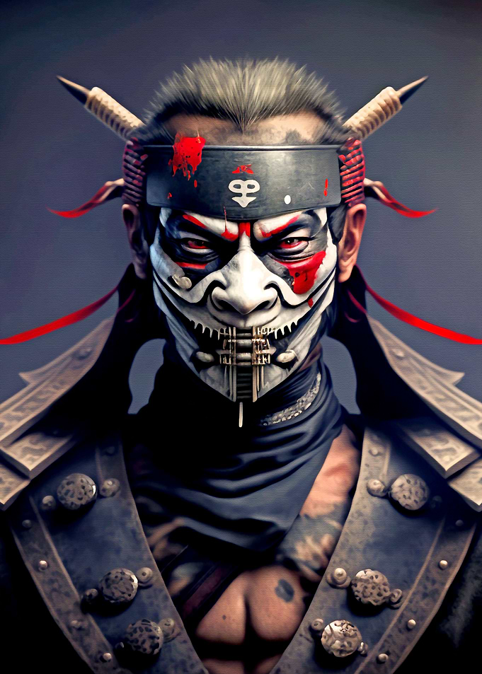 Samurai Oni Mask