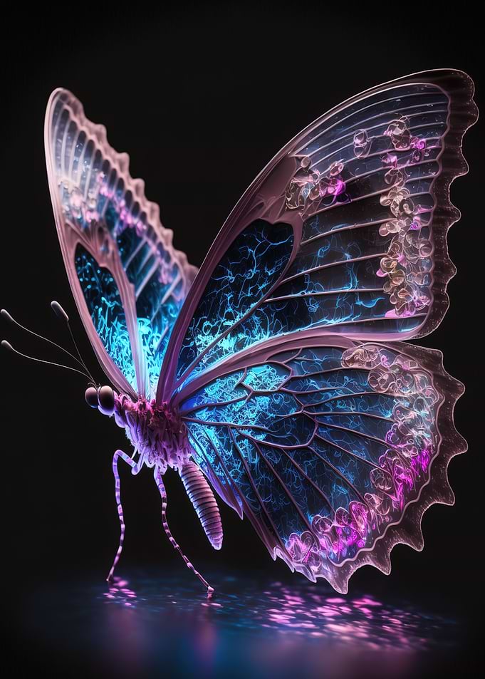 glow butterfly