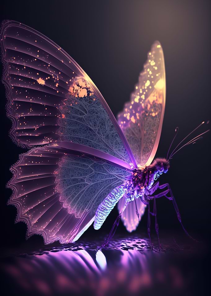 glow butterfly