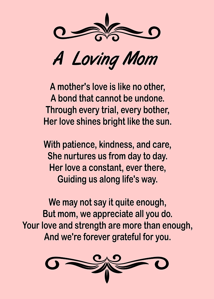 A Loving Mom
