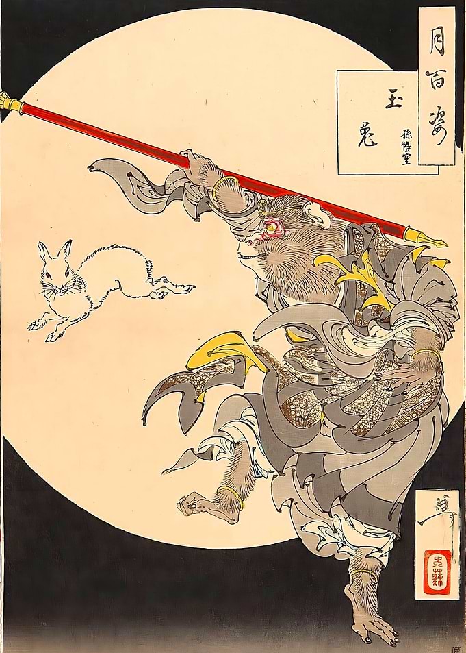 Jade Rabbit and Sun Wukong