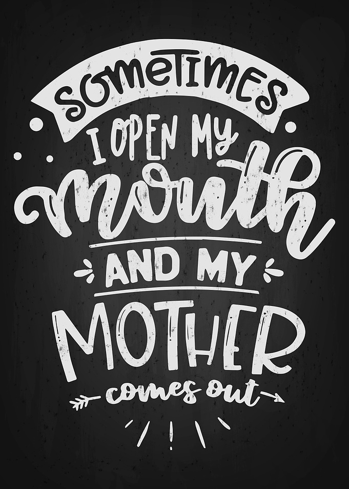open my mounth
