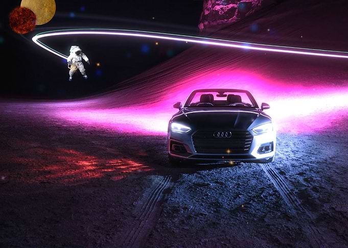 audi in space