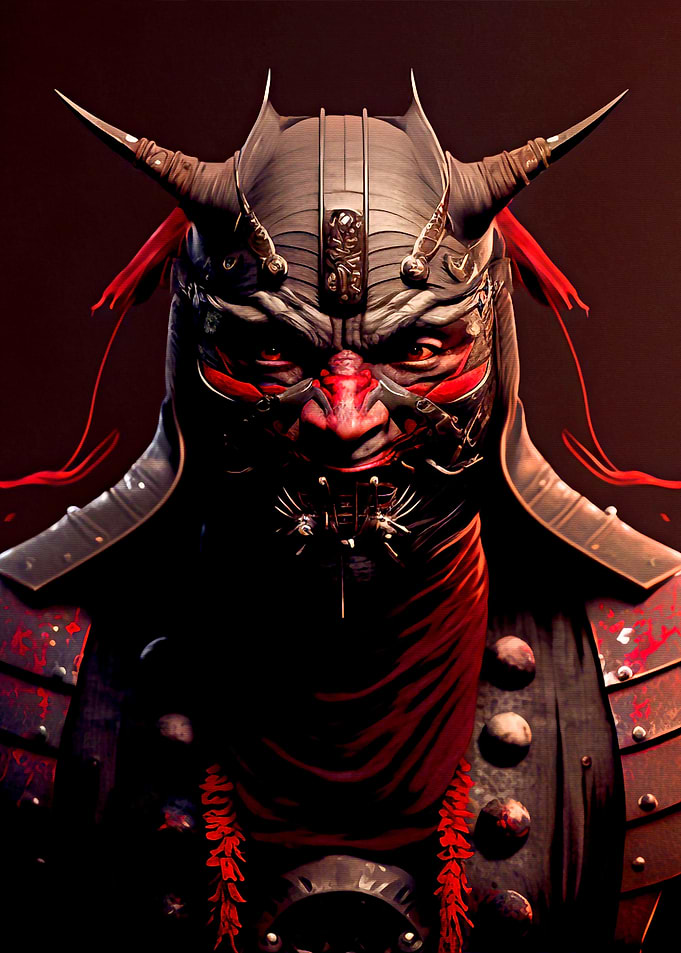 Samurai Oni Mask