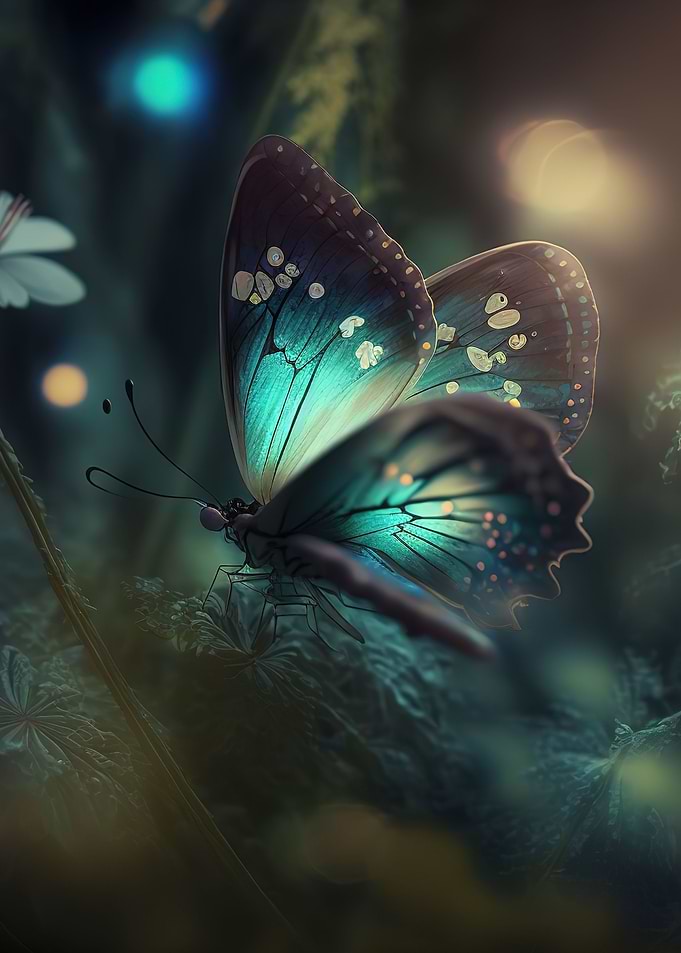 flower butterfly