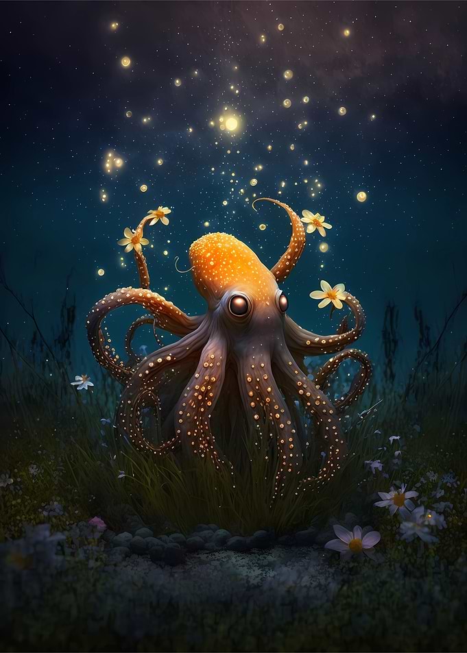Fantasy world Octopus