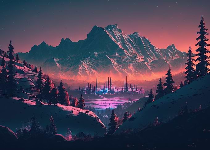 Winter City Lights