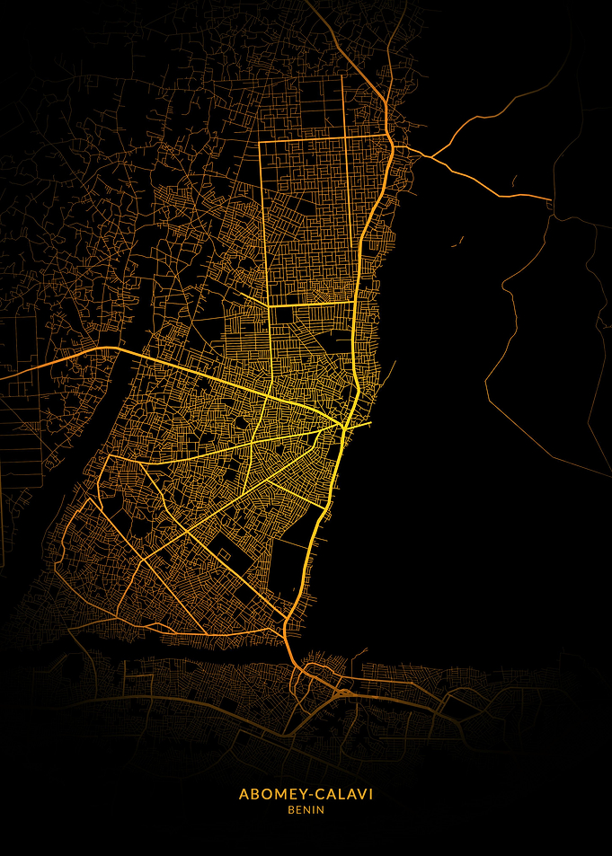 Abomey Calavi City Map