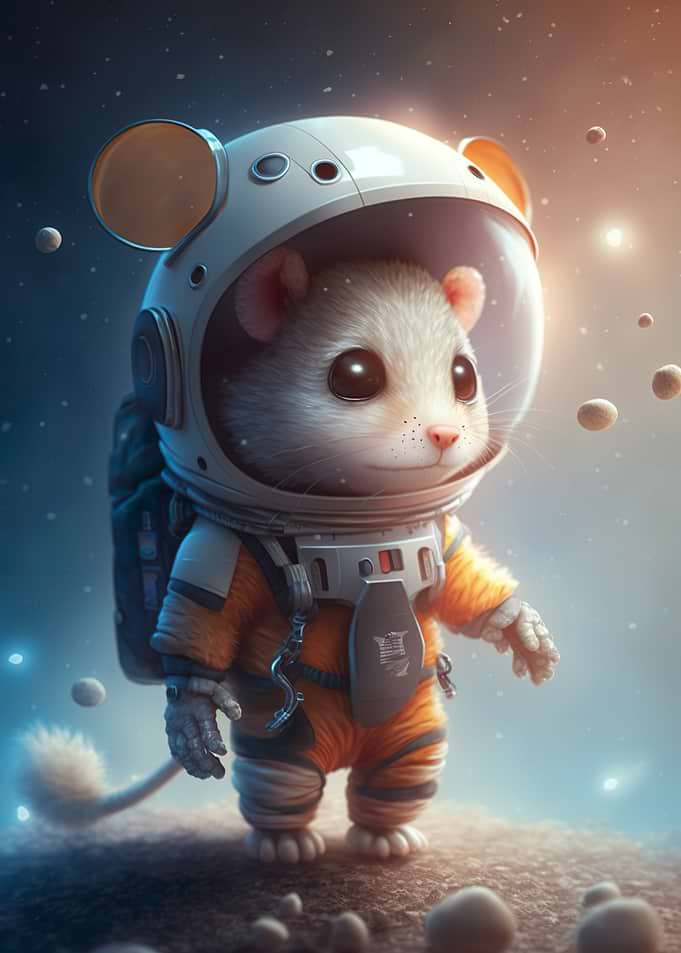 Astronaut Space Mouse