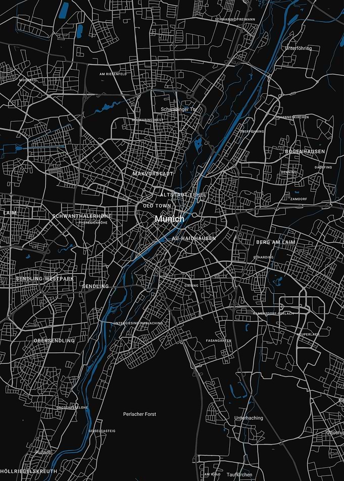 Munich street map