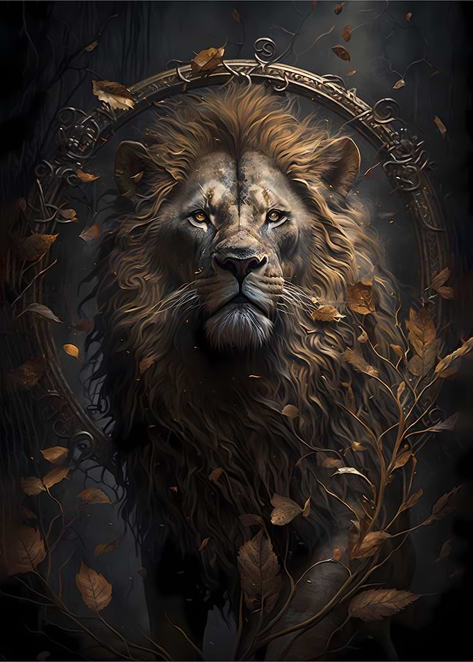 Wooden Lion