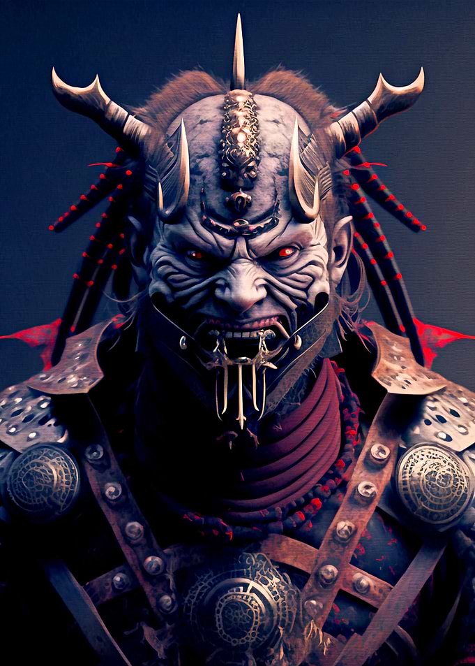 Samurai Oni Mask