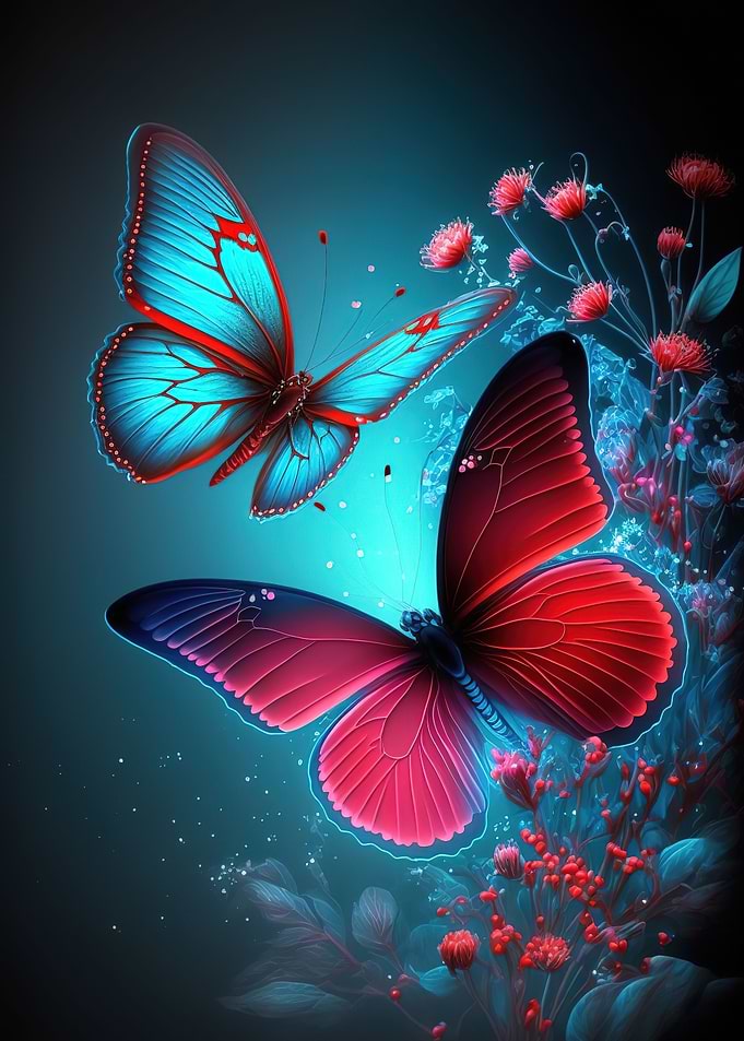 flower butterfly