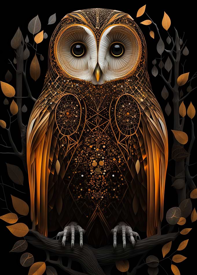 Barred Owl Art