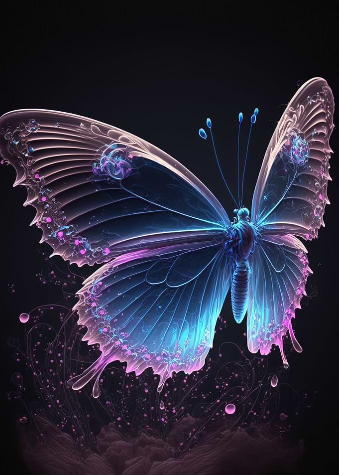 glow butterfly