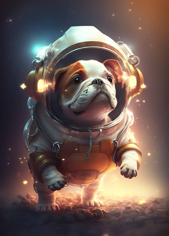 Astronaut Space Bulldog