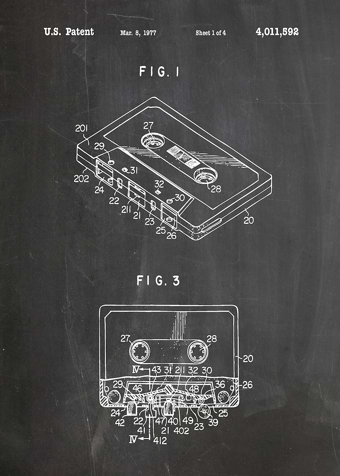 cassette tapes patent