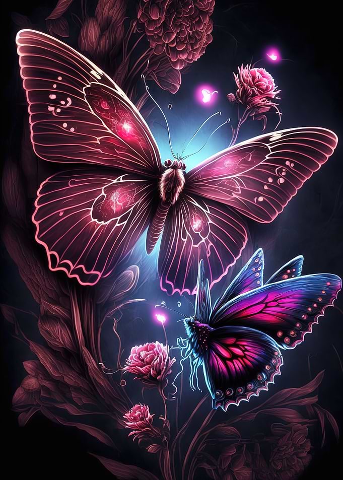 flower butterfly
