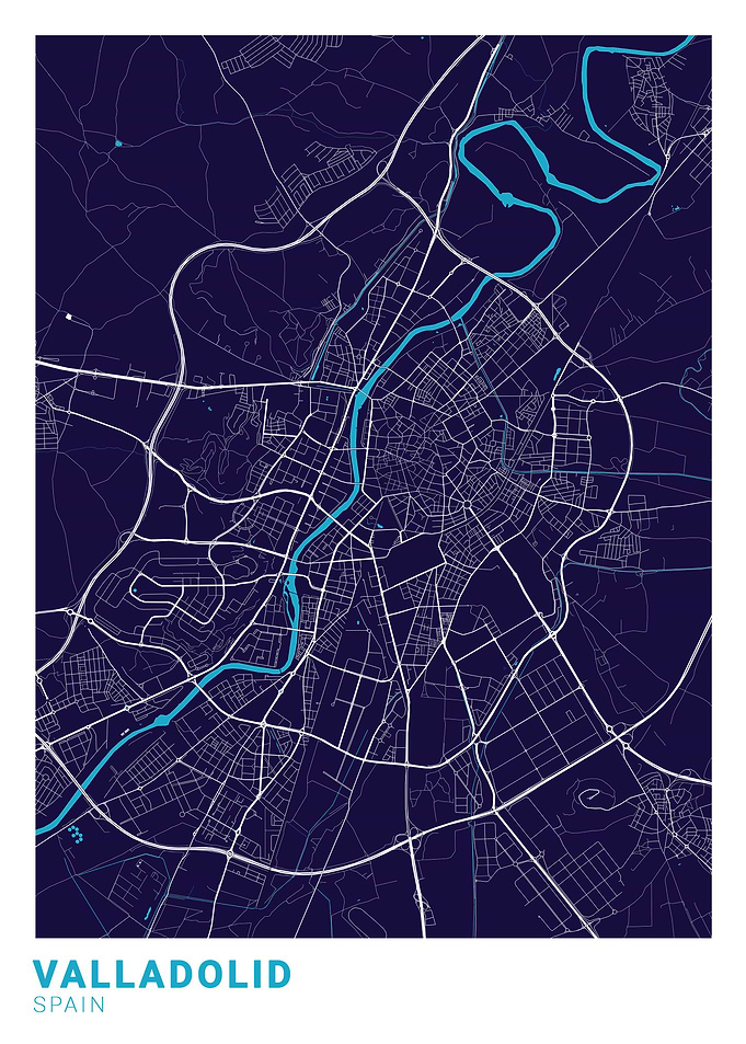 Valladolid City Map