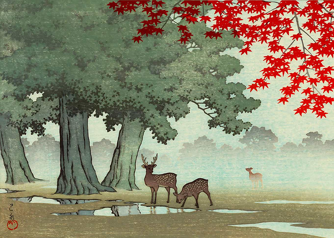 Kawase Hasui Nara Park
