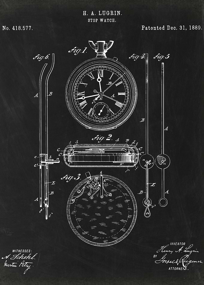 Stop Watch patent