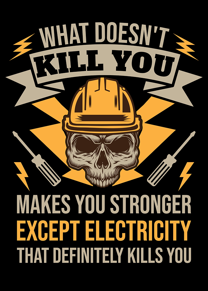 Electrician Lineman Skull