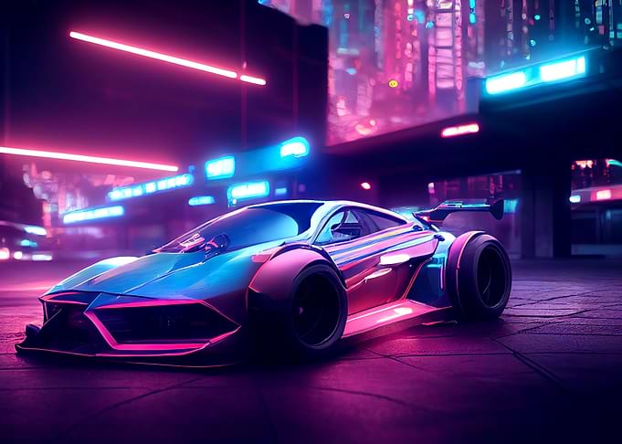 Neon Car