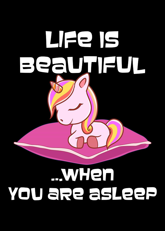 Unicorn Sleeping