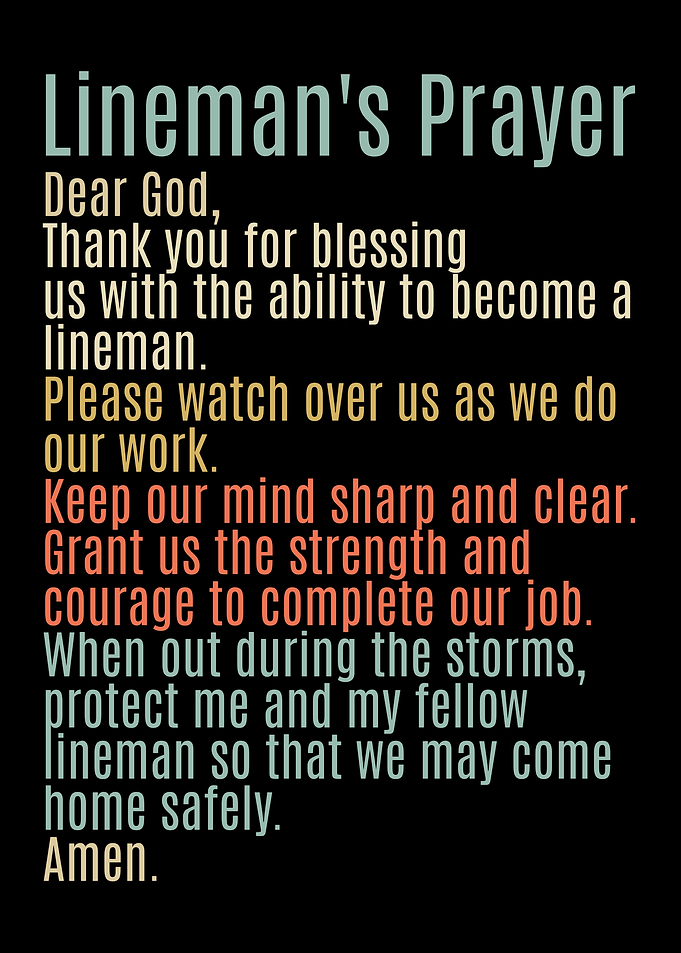 Linemans Prayer