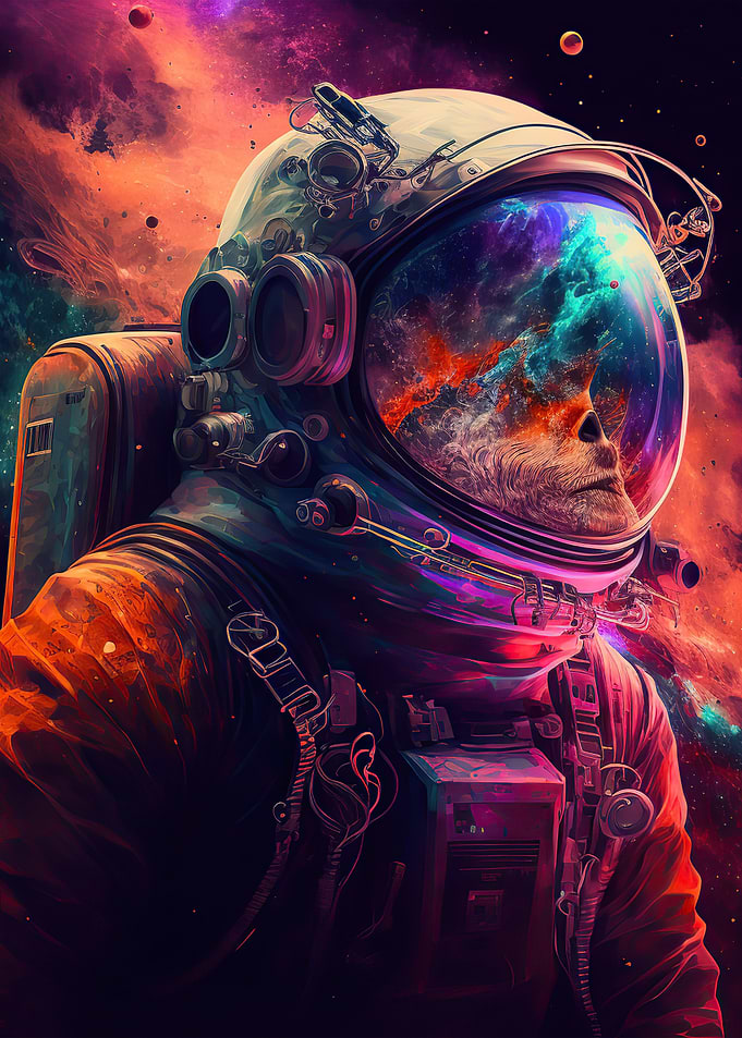 Astronaut in space