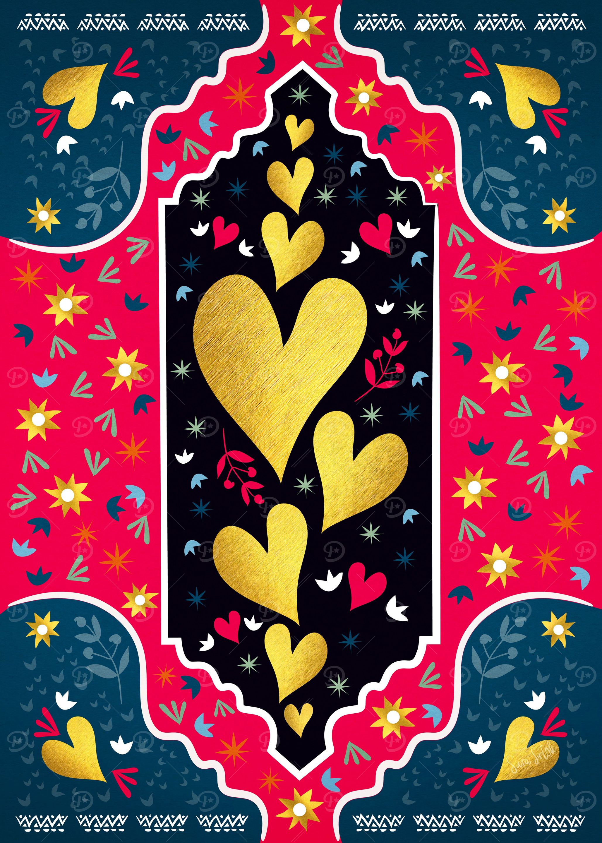 Folk Art Abstract