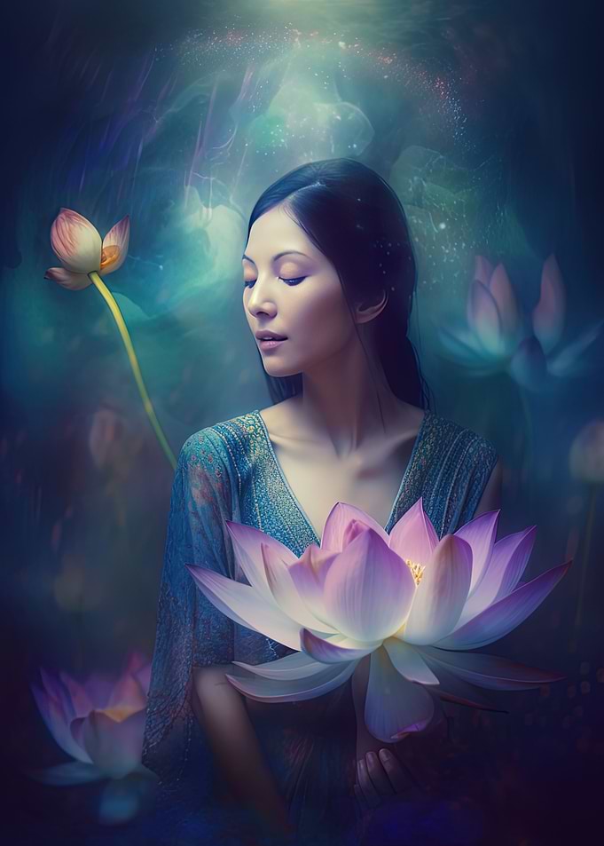 Tranquil Lotus Water