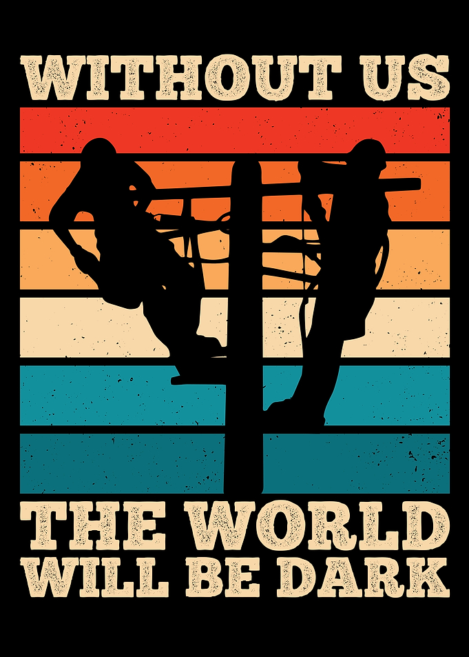 Funny Linemen Retro