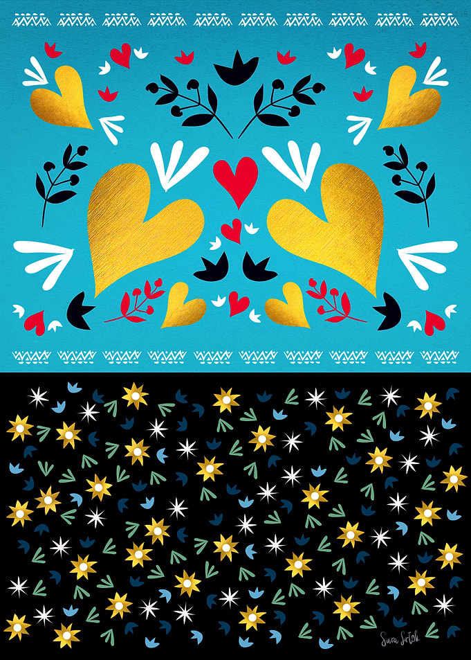 Folk Art Abstract