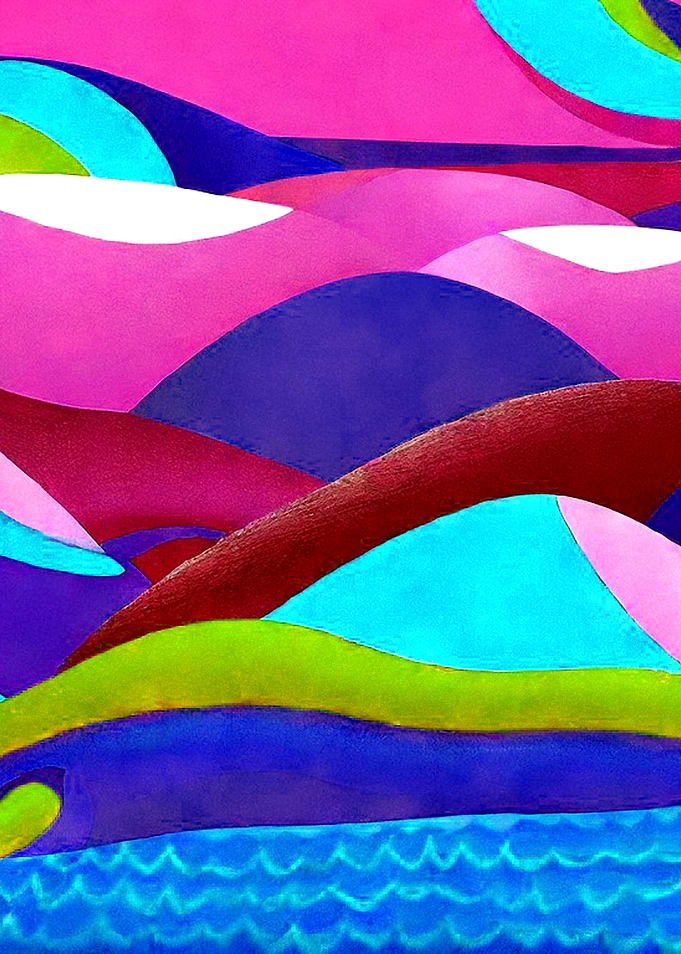 Colorful Ocean Hills