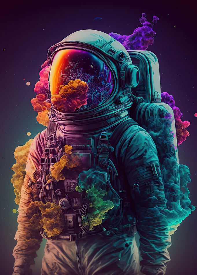 Astronaut in space