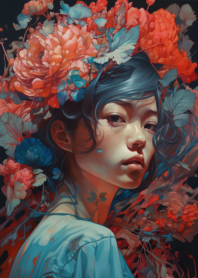 Hyperrealism Asian