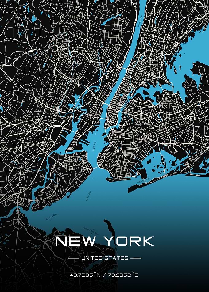 New York street map